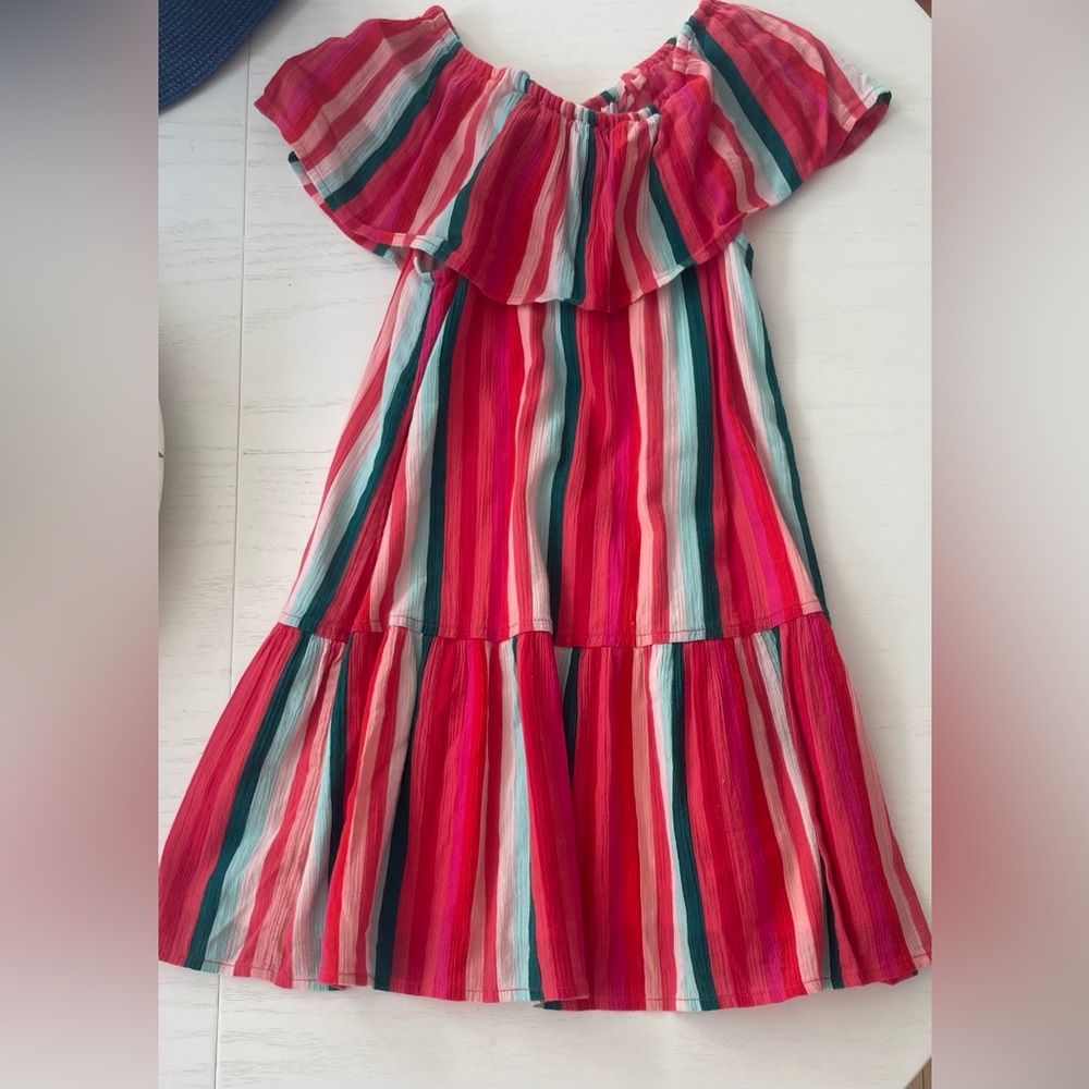 Jcrew - Crew cuts size 7 striped dress